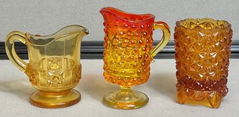 3 Small Collectible Glass Pieces