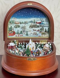 Danbury Mint - The White Christmas Music Box