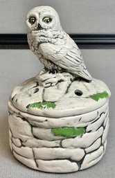 Vintage Ceramic Owl Trinket Dish