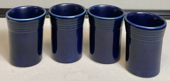 4pc Fiesta Ware Juice Tumblers - Cobalt Blue