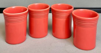 4pc Fiesta Ware Juice Tumblers - Orange