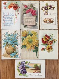 7 Antique Postcards
