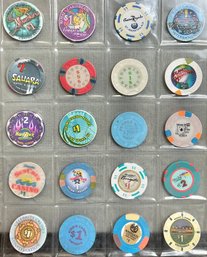 #10 - 20 Obsolete Casino Chips