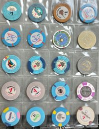#12 - 20 Obsolete Casino Chips