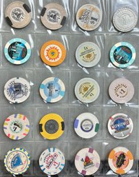 #13 - 20 Obsolete Casino Chips