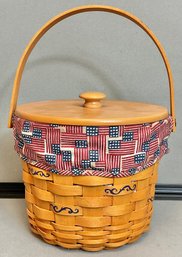 Vintage Longaberger Patriotic Basket