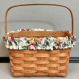Vintage Longaberger Basket Floral Trim