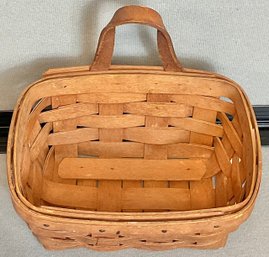 Vintage Longaberger Small Hanging/ Wall Mount Basket