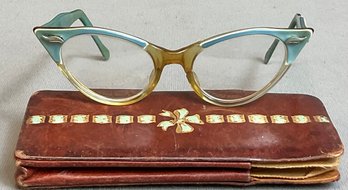 1950s Cat Eye Glasses & Case