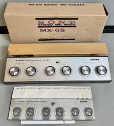 Vintage Sony Stereo Mic Mixer