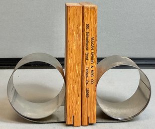Vintage Vulcan Spring & MFG. Co. Bookends