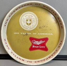 1955 Miller High Life Beer Tray