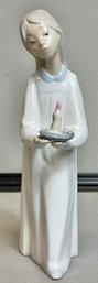 Lladro Girl With Candle