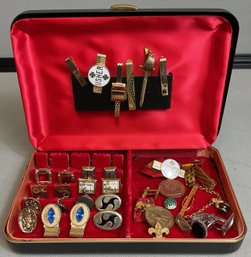 Mens Dresser Box - Cufflinks/ Tie Bars