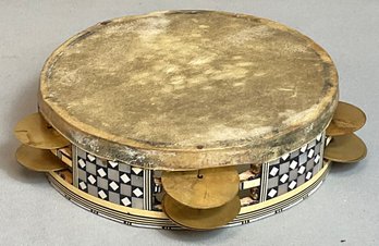 Vintage Tamborine Made Egypt