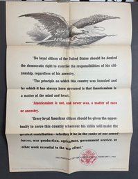 Original WW2 Citizen Poster