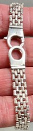 Sterling Textured Woven Link Bracelet
