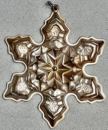 Gorham Sterling Silver 1975 Christmas Star Ornament