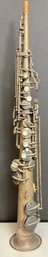 Antique C. G . Conn Soprano Saxophone - Elkhart, Ind.