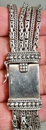 Designer Silpada Sterling 6 Strand Bracelet