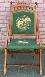 Antique Eastlake Folding Chair