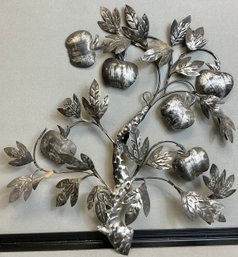 Metal Apple Tree Wall Art