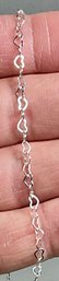 Sterling Heart Anklet