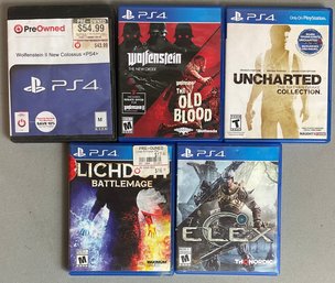 #2 - 5pc Play Station 4 Games