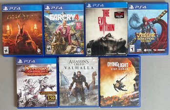 #3 - 7pc Play Station 4 Games