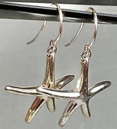 Sterling Sea Star Earrings