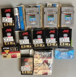 14pc Camcorder VHS-C Tapes - New
