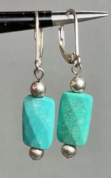 Sterling Turquoise Drop Earrings