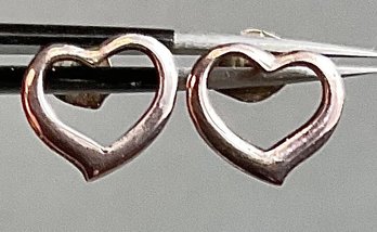 Sterling Heart Earrings