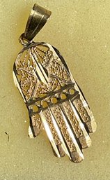 14k Gold Hamsa Charm