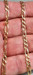 14k Figaro Link Chain