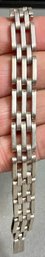 Vintage Sterling Modernist Gate Link Bracelet