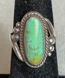 Bell Sterling Turquoise Ring