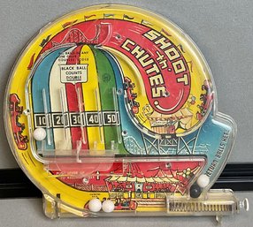 Vintage Marx Shoot Th Chutes Marble Game