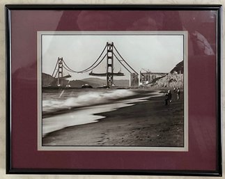 #15 - Framed Photo Construction Golden Gate Bridge Print