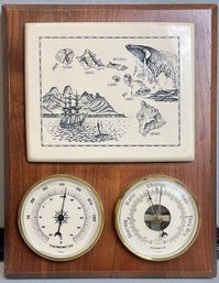 Vintage Thermometer/ Barometer - Hawaii
