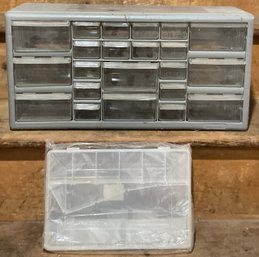 2 Plastic  Organizers