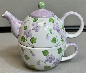 Stackable 2pc Tea Set For One