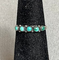 Vintage Sterling & Turquoise Ring