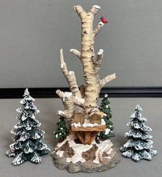 3pc Dept. 56 Trees - Birch & Pine