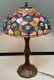 #1 - Tiffany Style Stained Glass Lamp