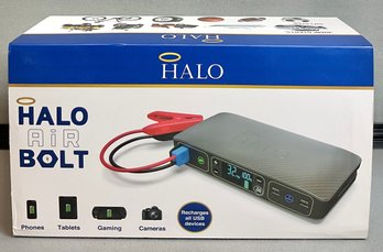 Halo Air Bolt - Portable Power Charger/ Jump Starter/ Air Compressor