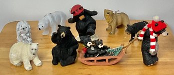 Bear Figurine/Ornaments Lot