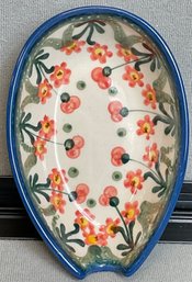 Polish Pottery Spoon Rest