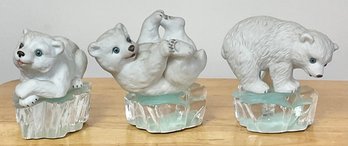 3 Hamilton Collection - Little Friends Of The Arctic Sculptures