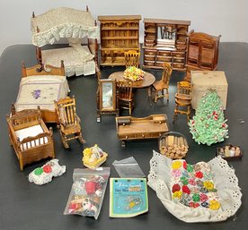 Vintage Doll Furniture Lot